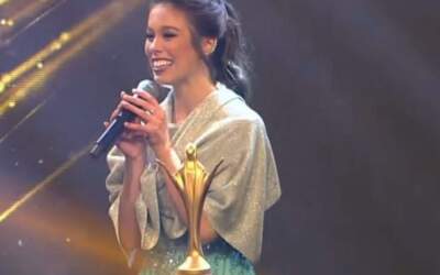 Itaunense  é eleita como cantora solo do ano do Troféu Louvemos