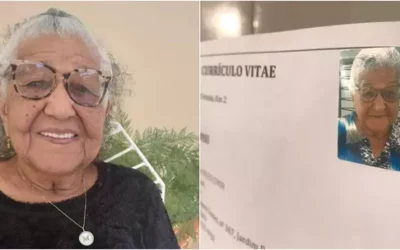 Dia dos avós: Idosa de 102 anos completa um ano no trabalho